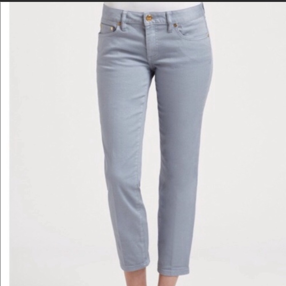 Tory Burch Alexa Cropped Skinny Pants Size 25